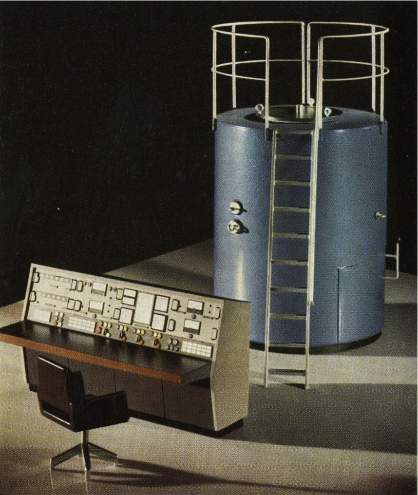 Figure 1: Siemens teaching reactor in model. Source: Siemens Historical Institute.