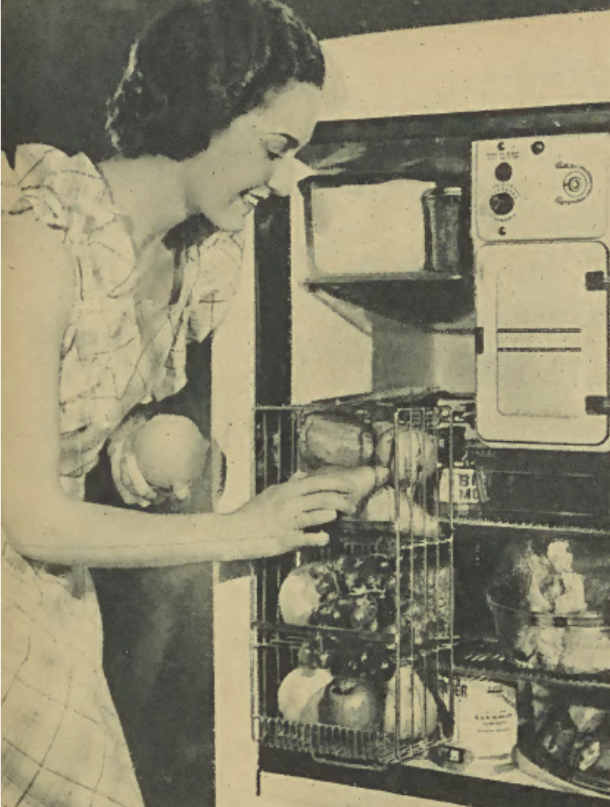 Figure 6: Refrigerator at home. Source: O amigo do lar, July 1937, 15.